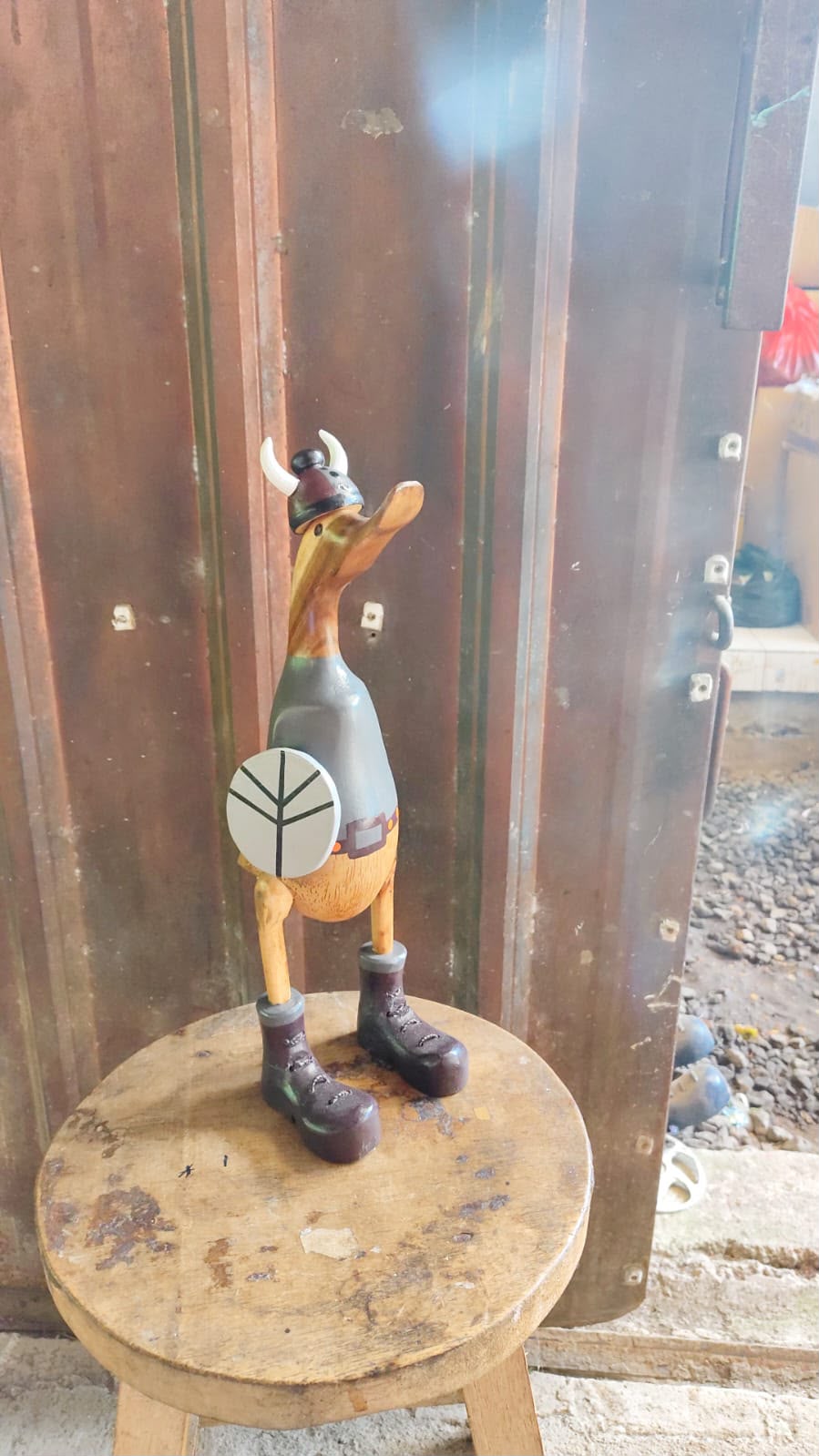 Houten eend - viking