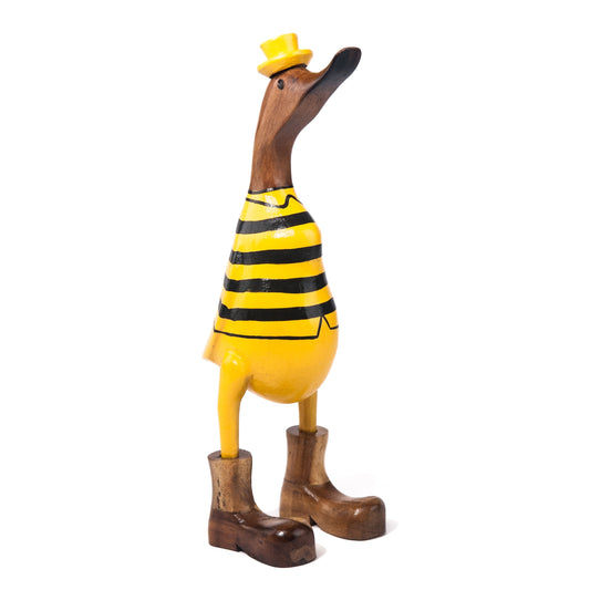 Houten eend - bij